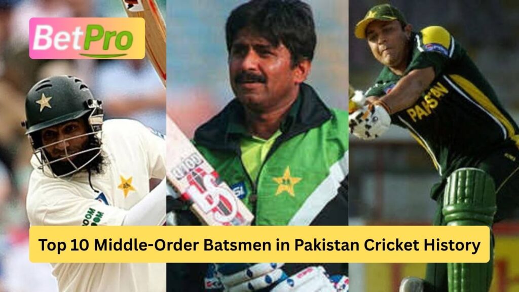 Top 10 Middle-Order Batsmen in Pakistan Cricket History