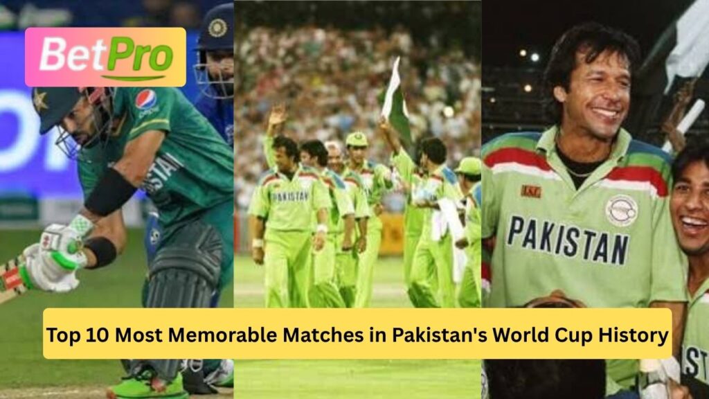 Top 10 Most Memorable Matches in Pakistan's World Cup History