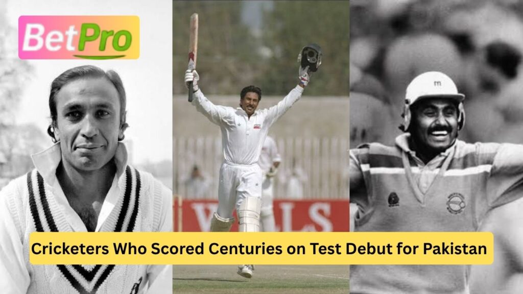 Cricketers Who Scored Centuries on Test Debut for Pakistan