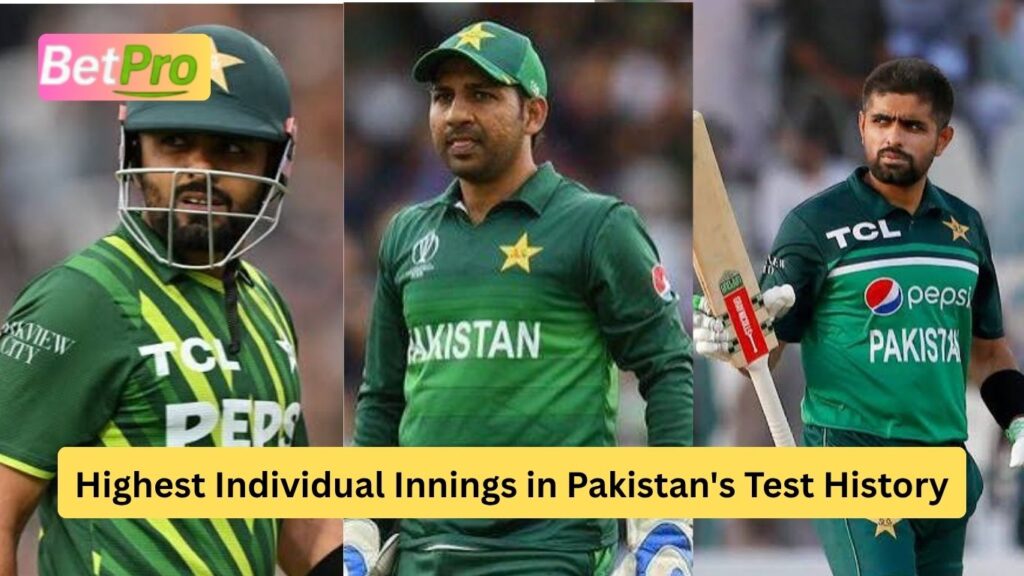 Highest Individual Innings in Pakistan's Test History