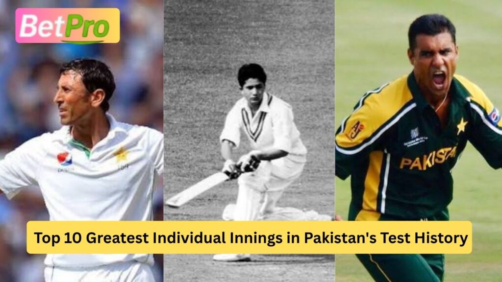 Top 10 Greatest Individual Innings in Pakistan's Test History