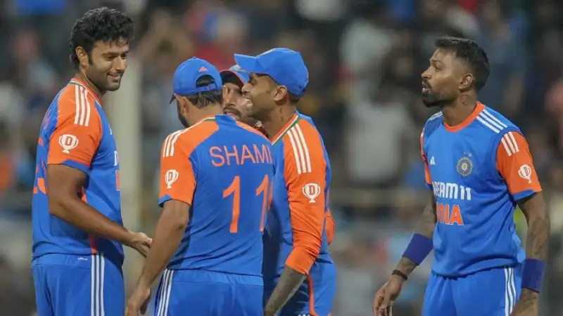Highest Team Totals in IND vs ENG T20I