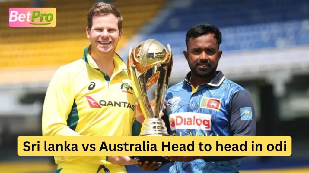 Sri lanka vs Australia Head to head in odi