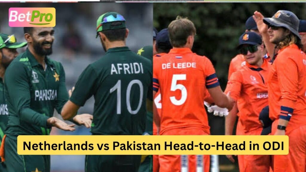 Netherlands vs Pakistan Head-to-Head in ODI