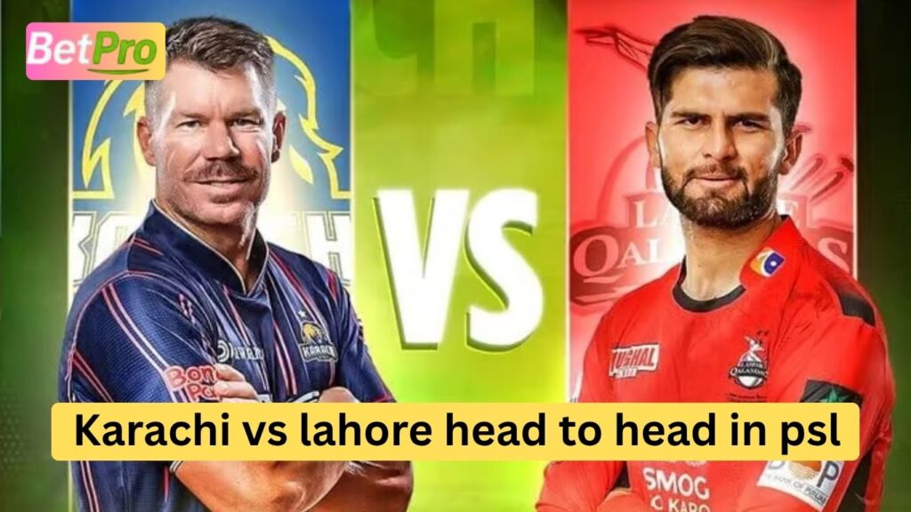 Karachi vs lahore head to head in psl