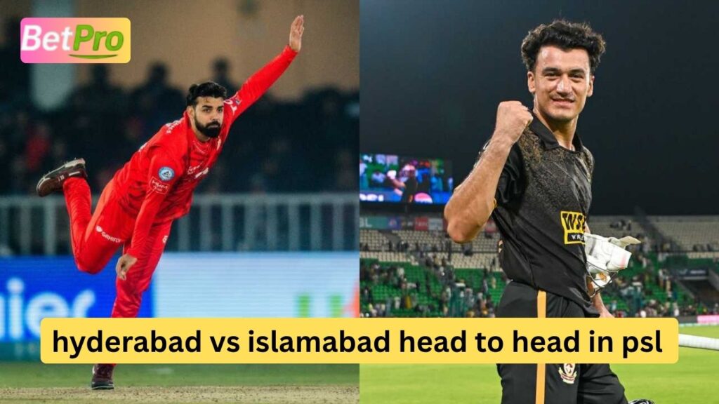 Hyderabad vs Islamabad Head-to-Head in PSL