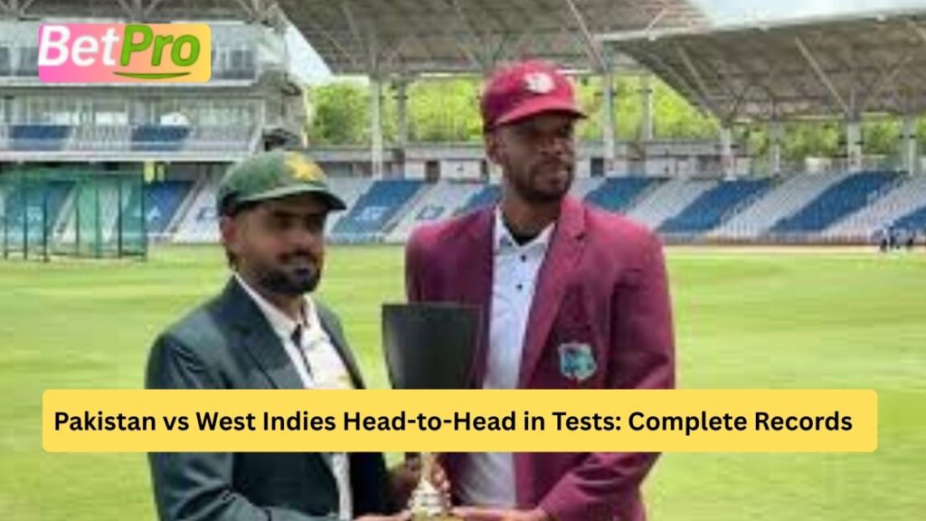 Pakistan vs West Indies Head-to-Head in Tests: Complete Records