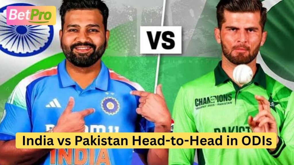 India vs Pakistan Head-to-Head in ODIs