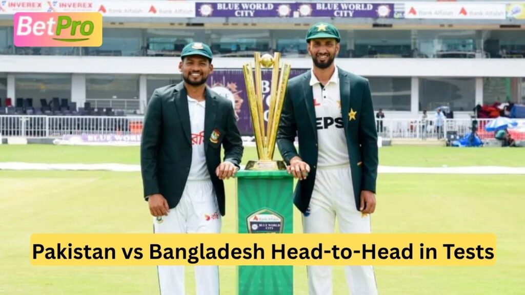 Pakistan vs Bangladesh Head-to-Head in Tests