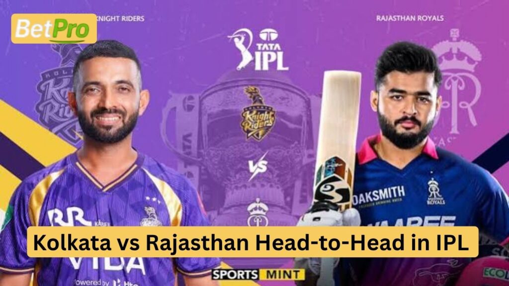 Kolkata Knight Riders vs Rajasthan Royals Head-to-Head in IPL
