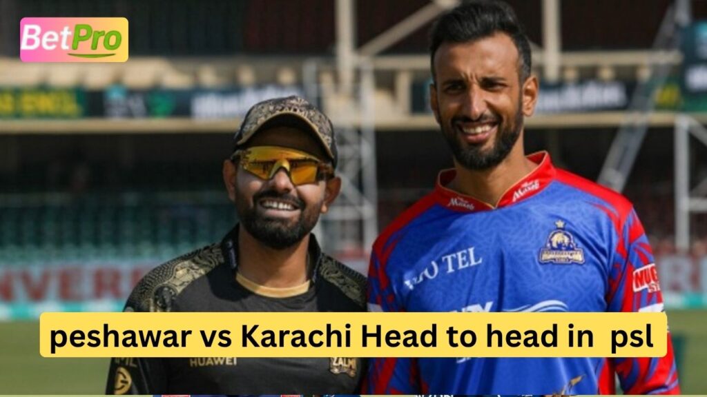 peshawar vs Karachi Head to head in psl