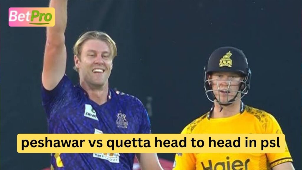 peshawar vs quetta head to head in psl