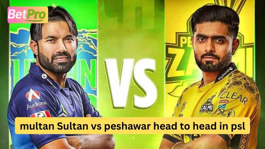 Multan Sultans vs Peshawar Head-to-Head in PSL