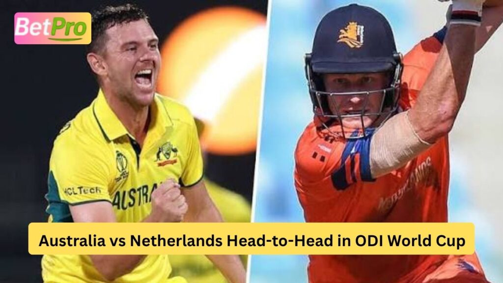 Australia vs Netherlands Head-to-Head in ODI World Cup