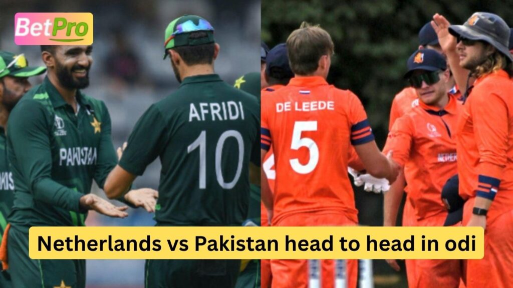Netherlands vs Pakistan head to head in odi