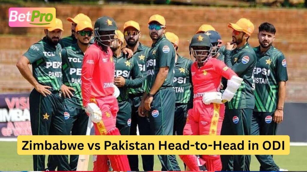 Zimbabwe vs Pakistan Head-to-Head in ODI