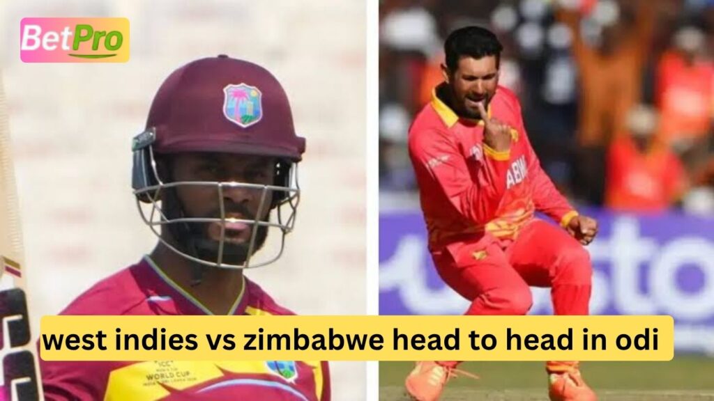 West Indies vs Zimbabwe Head-to-Head in ODI