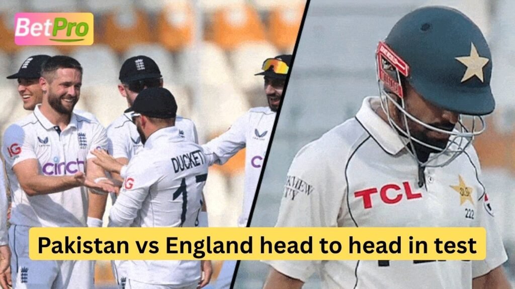 Pakistan vs England Head-to-Head in Test