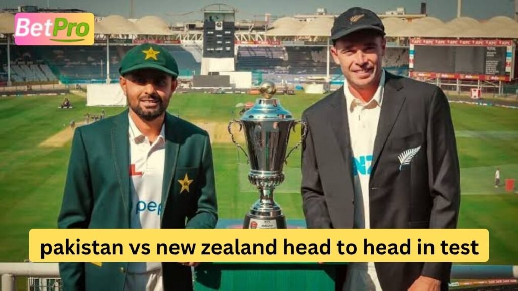Pakistan vs new zealand head to head in test