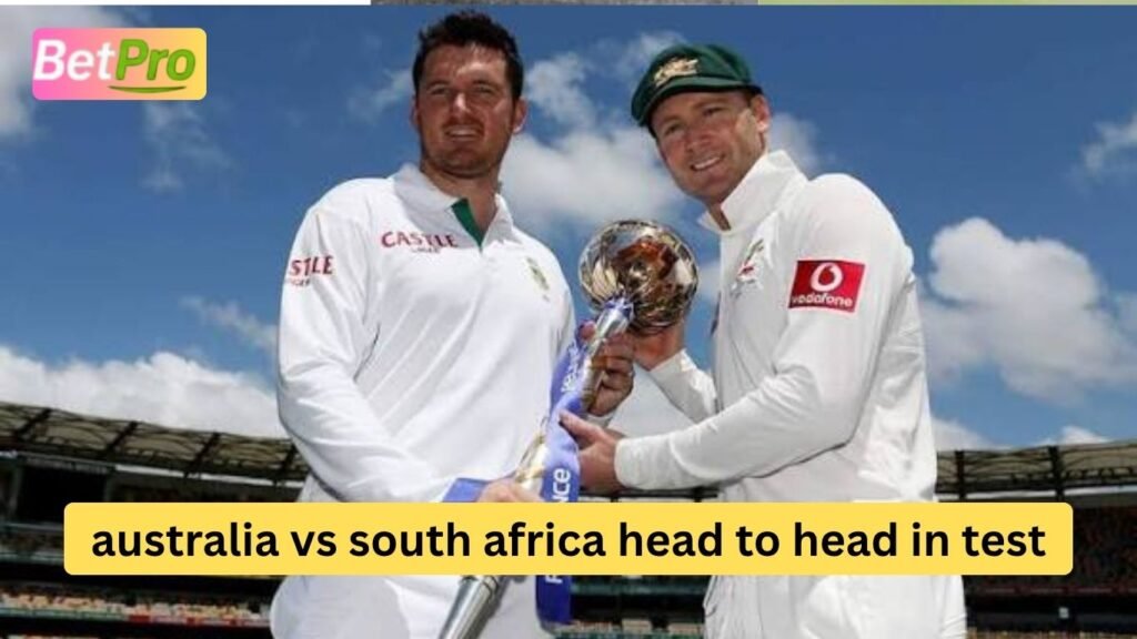 australia vs south africa head to head in test