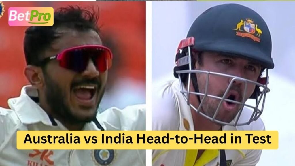 Australia vs India Head-to-Head in Test
