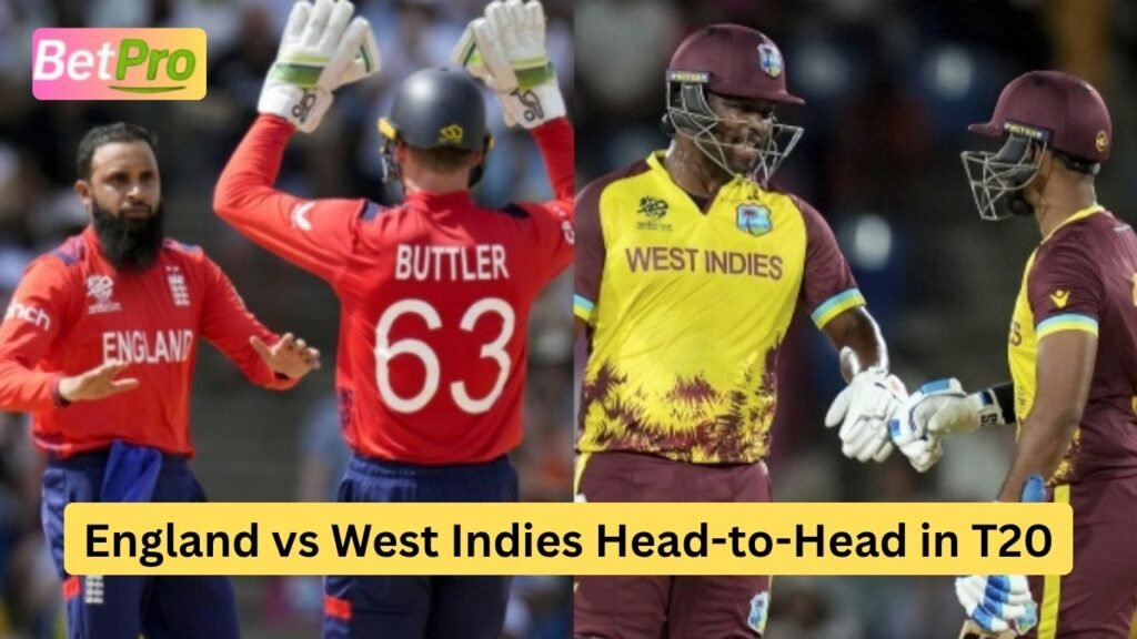 England vs West Indies Head-to-Head in T20